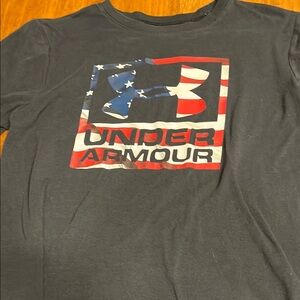 Under Armour Black Short Sleeve Tee with Bold Graphic